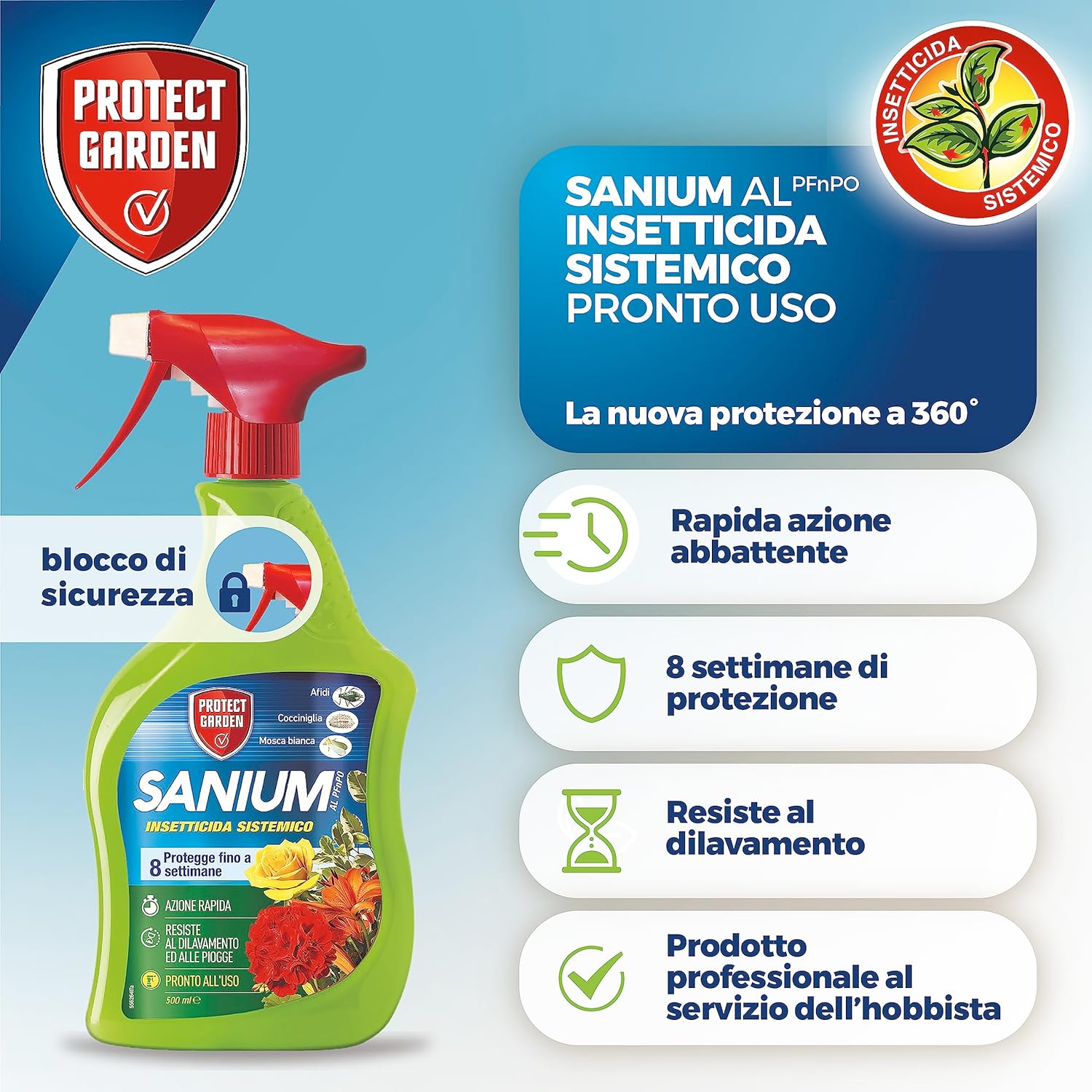 Insecticide Systémique Prêt à l'Emploi pour Plantes Ornementales
