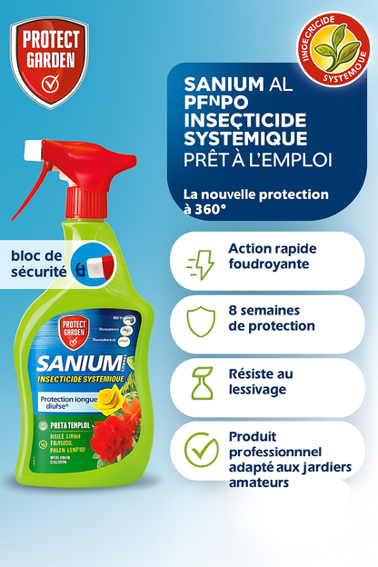 Insecticide Systémique Prêt à l'Emploi pour Plantes Ornementales