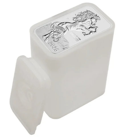 2026 1oz Silver Horse Rectangular Coin