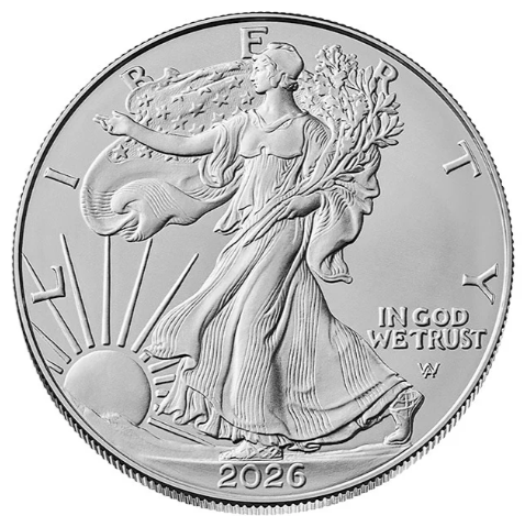 2026 1oz Silver American Eagle MS69 Coin