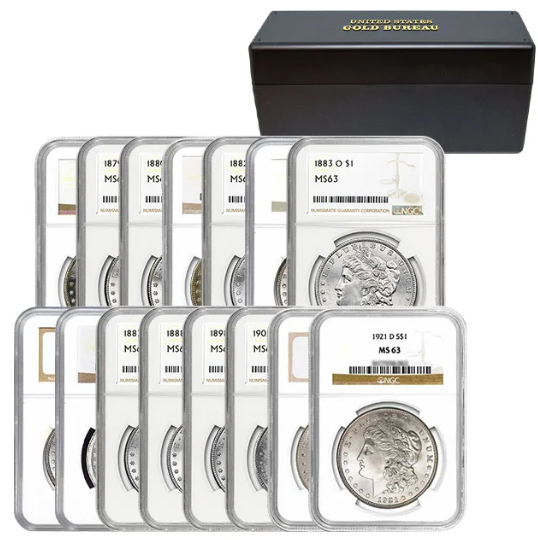 15 Piece Morgan Silver Dollar Starter Set