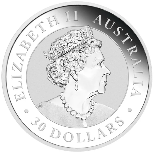 2021 1 kilo Silver Kookaburra Coin