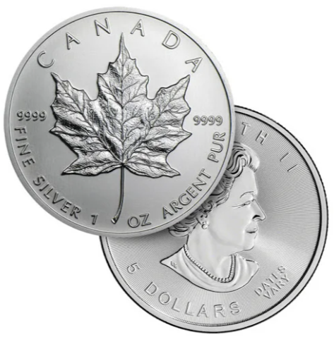 1 oz Silver Maple Leaf Coin