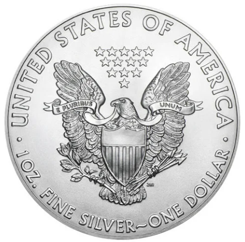 1 oz Silver American Eagle Coin - (Date Varies)